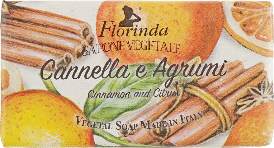 Мыло натуральное "Корица-Цитрус" - Florinda Cinnamon Citrus Natural Soap