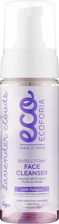 Пена для умывания - Ecoforia Lavender Clouds Bubble Foam — фото N1