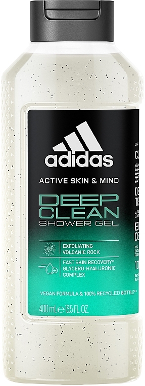 Гель для душа с эффектом пилинга - Adidas Deep Clean Shower Gel