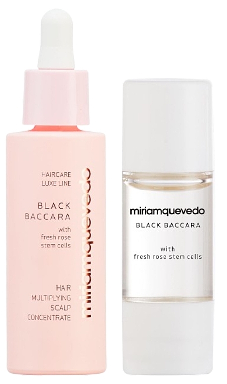 Засіб для росту волосся - Miriam Quevedo Black Baccara Hair Multiplying Scalp Concentrate + Pre-Treatment Exfoliator — фото N1