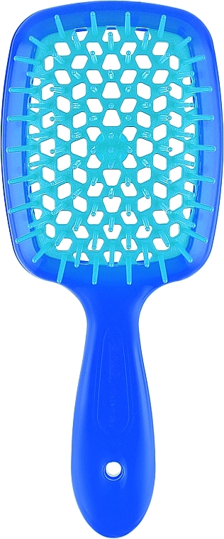 Расческа для волос 86SP234 BTU, синяя с голубым - Janeke Small Superbrush  — фото N1
