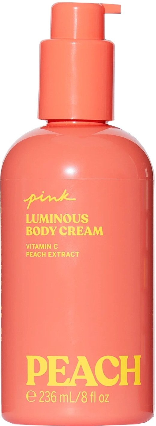 Крем для тіла з шимером - Victoria's Secret Pink Peach Luminous Body Cream — фото 236ml