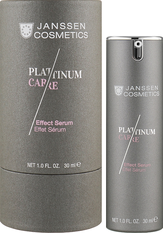 Реструктурувальна сроватка - Janssen Cosmetics Platinum Care Effect Serum — фото N2