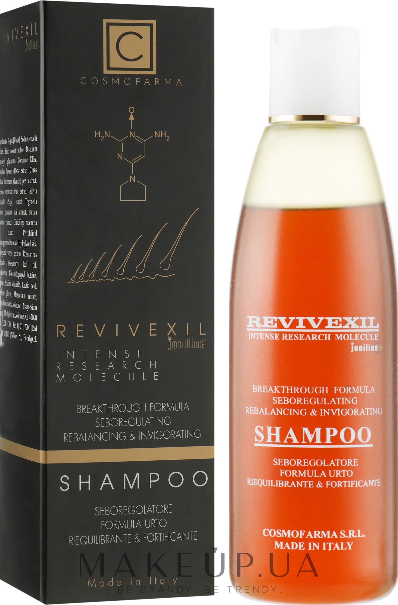 Тонизирующий шампунь для тонких, ослабленных, выпадающих волос - Revivexil Hair Care Shampoo — фото 200ml