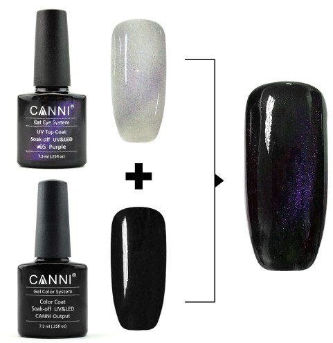 Топове покриття "Кошаче око" - Canni Cat Eye System Top Coat  — фото N2