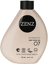 Парфумерія, косметика Шампунь зволожувальний - Zenz Organic No.07 Deep Wood Shampoo