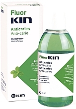 Ополіскувач для ротової порожнини - Kin Fluor Anticaries Fresh Mint Mouthwash — фото N1