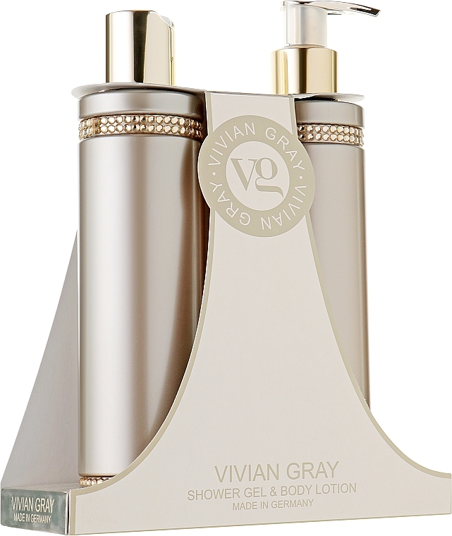 УЦЕНКА Набор - Vivian Gray Brown Crystals Set (sh/gel/250 ml + b/lot/250 ml) * — фото N1