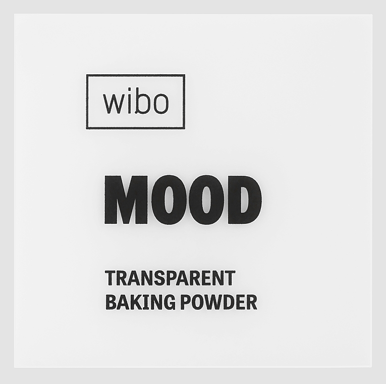 Рассыпчатая пудра для лица - Wibo Mood Transparent Baking Powder