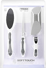 Набор для маникюра, серый - Titania Softtouch Manicure & Pedicure Set — фото N1