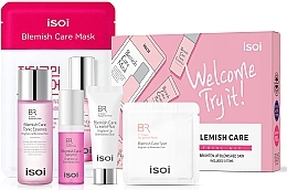 Парфумерія, косметика Набір - Isoi Bulgarian Rose Blemish Care Trial Kit (ser/5ml + f/cr/3*1ml + f/ton/30ml + f/mask/20ml +cr/7ml)