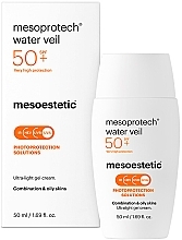 Сонцезахисна емульсія для обличчя - Mesoestetic Mesoprotech Water Veil SPF 50+ — фото N2