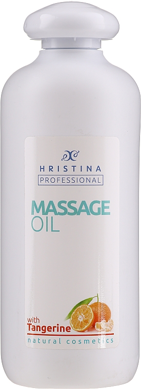 Масло для массажа с мандарином - Hristina Professional Tangerine Massage Oil — фото N1