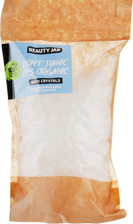 Увлажняющие кристаллы для ванны с кокосовым маслом - Beauty Jar Don’t Panic it’s Organic Bath Crystals