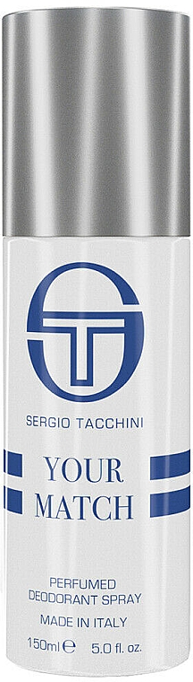 Sergio Tacchini Your Match - Парфумований дезодорант — фото N1