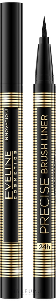 Подводка для глаз - Eveline Cosmetics Precise Eye Liner Brush — фото Black