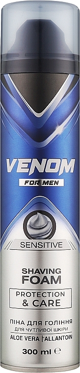 Піна для гоління - Venom For Men Sensitive — фото N2