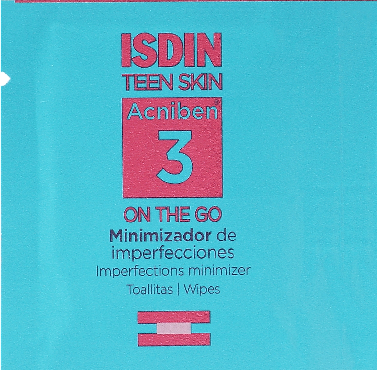 Очищающие салфетки для лица - Isdin Teen Skin Acniben