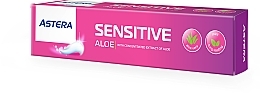 Зубная паста для чувствительных зубов с экстрактом алоэ - Astera Sensitive Aloe — фото N1