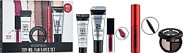 Духи, Парфюмерия, косметика Набор - Smashbox Try Me: Fan Faves Set (primer/7.1ml + lipstick/5ml + primer/4ml + mascara/5ml + shadows/1.3g)