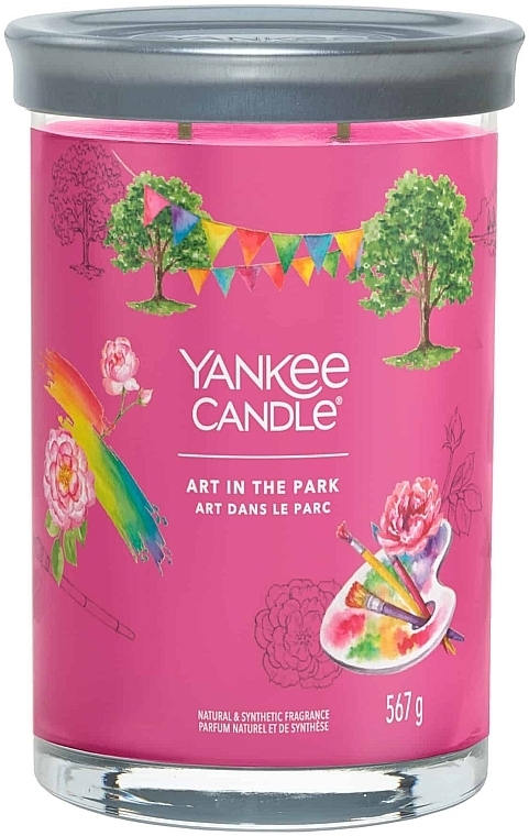 Ароматическая свеча в стакане "Art In The Park", 2 фитиля - Yankee Candle Singnature — фото N1