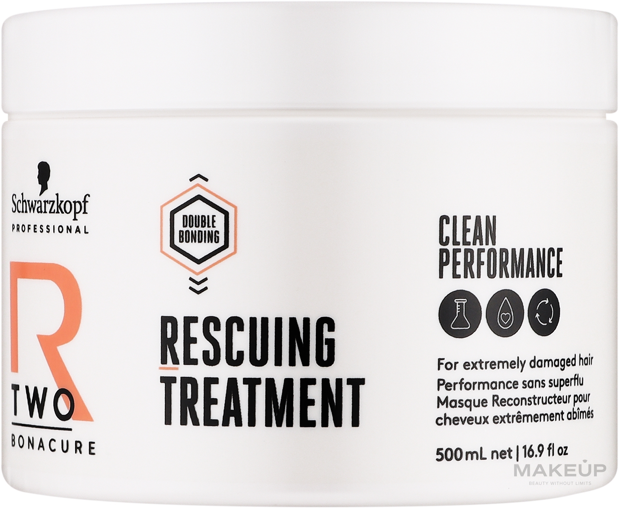 Відновлююча маска для волосся - Schwarzkopf Professional Bonacure R-TWO Rescuing Treatment — фото 500ml