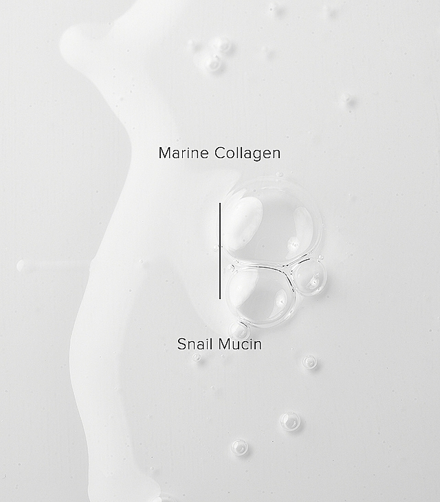 Тонер для обличчя омолоджувальний з муцином равлика й морським колагеном - Relance Snail Mucin + Marine Collagen Face Toner (мініатюра) — фото N4