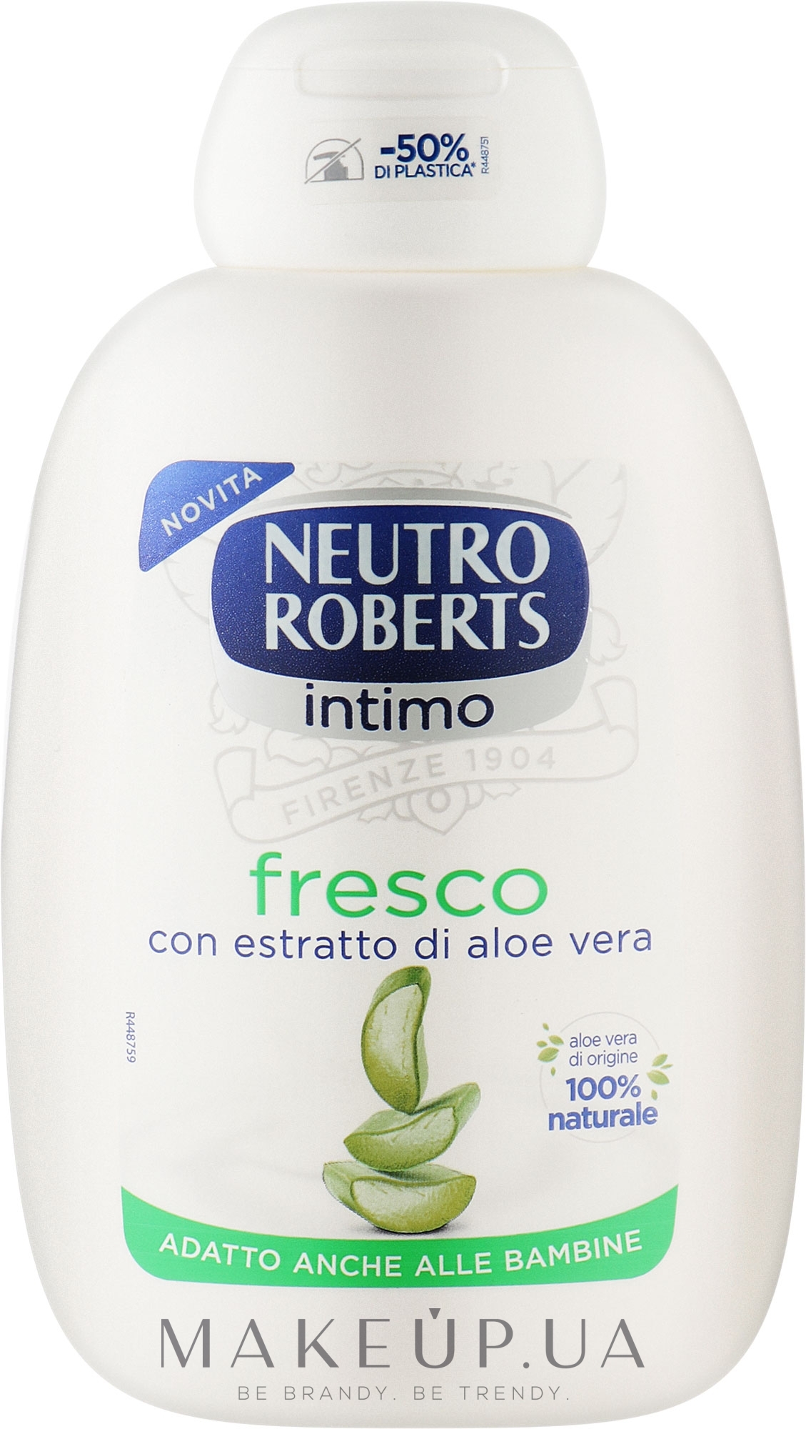 Средство для интимной гигиены с экстрактом алоэ - Neutro Roberts Aloe Vera Intimate Fresh (запасной блок) — фото 200ml