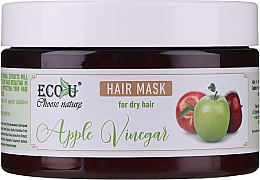 Маска для сухого волосся "Яблучний оцет" - ECO U Apple Vinegar Hair Mask For Dry Hair — фото N2