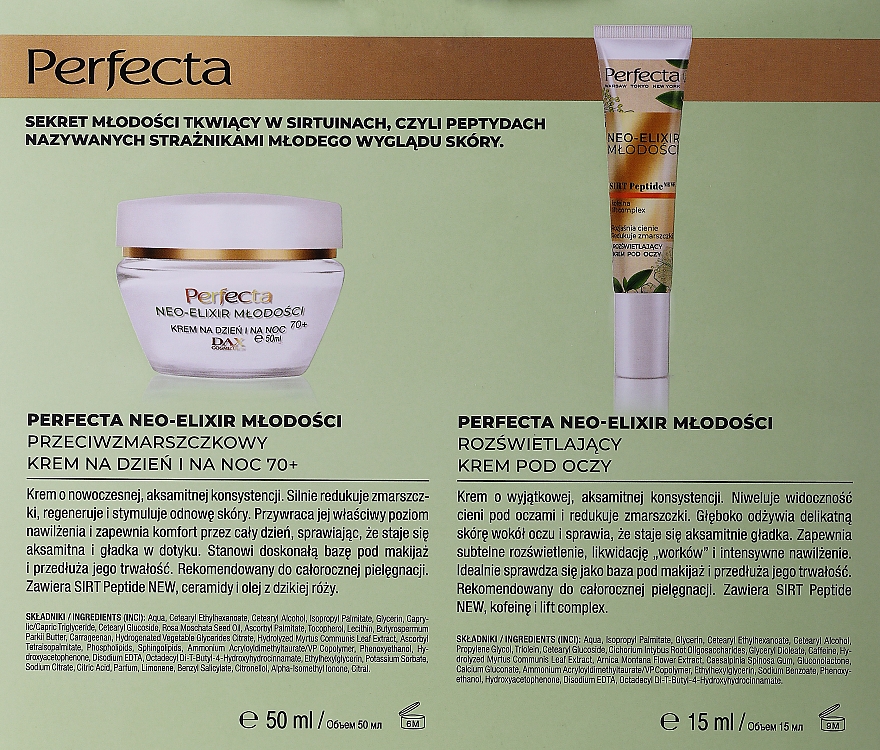 Набір - Perfecta Neo-Elixir 70+ (cr/50ml + eye/cr/15ml) — фото N3