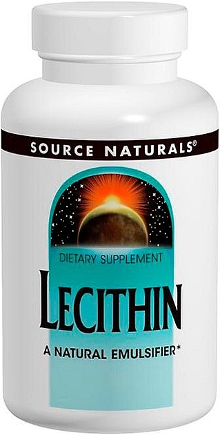 Диетическая добавка "Лецитин" 1200 мг, желатиновые капсулы -  Source Naturals — фото N1