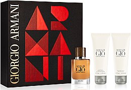 Духи, Парфюмерия, косметика Giorgio Armani Acqua di Gio Absolu - Набор (edp/40ml + a/sh/balm/75ml + sh/gel/75ml)