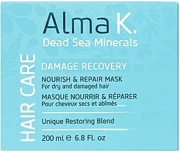 Маска для живлення та відновлення волосся - Alma K. Damage Recovery Nourish & Repair Mask — фото N2