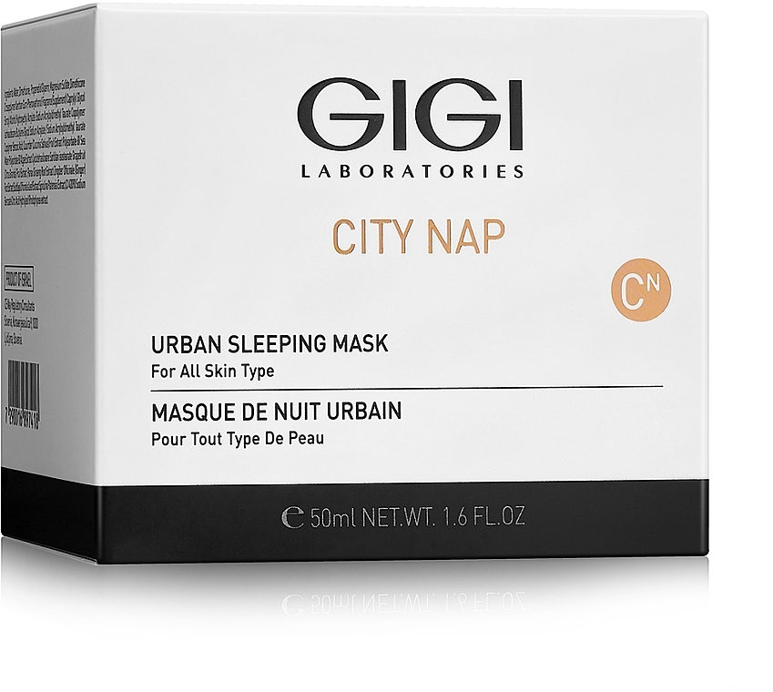 Нічна маска краси "Спляча красуня" - Gigi City Nap Urban Sleeping Mask — фото N3