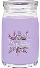 Ароматическая свеча в банке "Цветы сирени", 2 фитиля - Yankee Candle Lilac Blossoms — фото N2