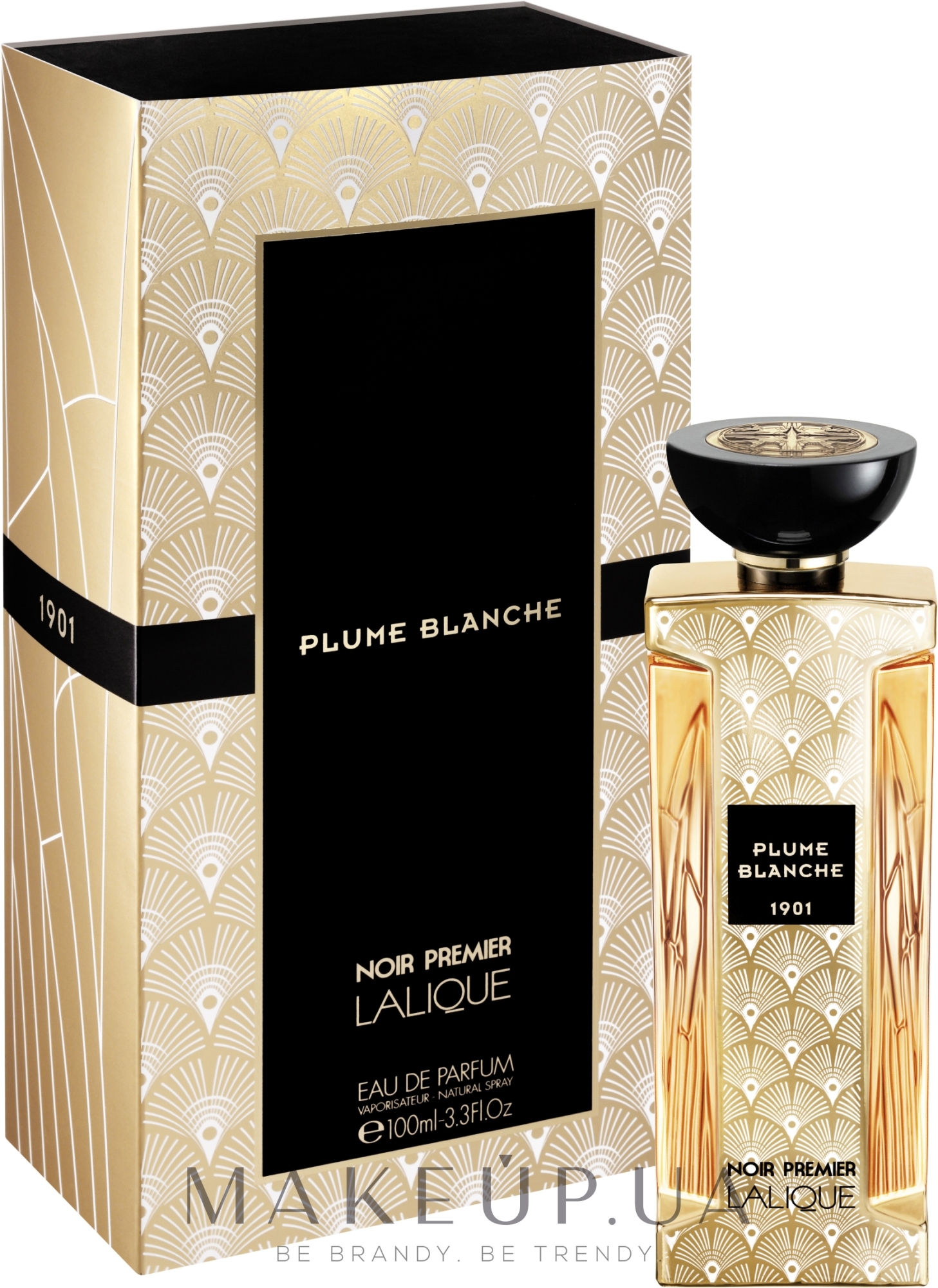 Lalique Noir Premier Plume Blanche 1901 - Парфумована вода — фото 100ml