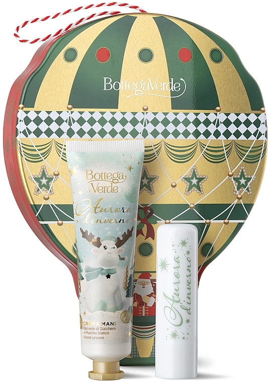 Набір - Bottega Verde Aurora d'Inverno (h/cr/30ml+lip/balm/4g) — фото N1