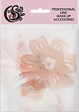 Шапочка для душа, прозрачная, цветы матовые - Cosmo Shop — фото N1