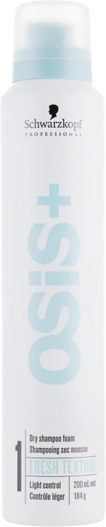 Сухой шампунь-пена для волос - Schwarzkopf Professional OSiS+ Fresh Texture — фото N1
