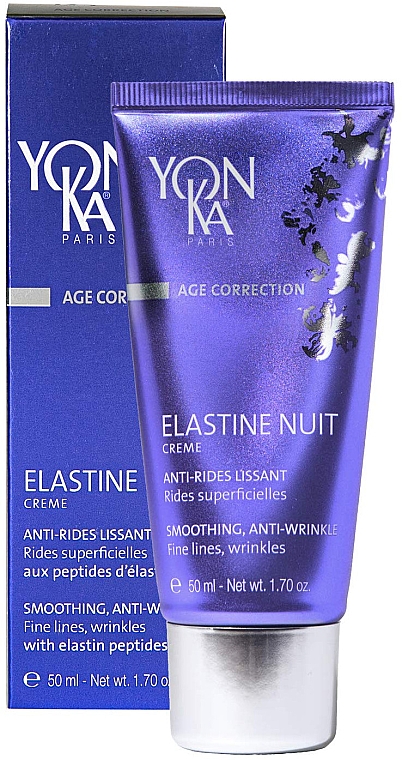 Нічний крем для обличчя - Yon-ka Age Correction Elastine Nuit Smoothing Anti-Wrinkle Cream — фото N2