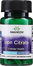 Парфумерія, косметика Харчова добавка "Цитрат заліза", 25 мг - Swanson Iron Citrate 25 mg