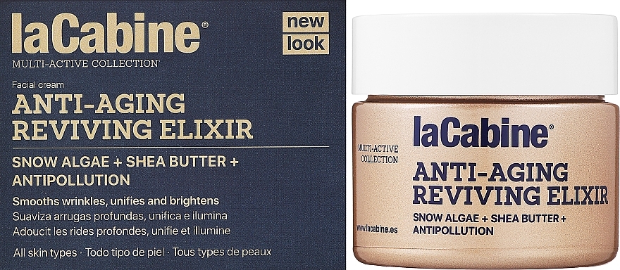 Відновлювальний антивіковий крем для обличчя - La Cabine Anti-Ageing Reviving Elixir — фото N2