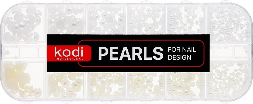 Перлини для дизайну нігтів, мікс №2 - Kodi Professional Pearls For Nail Design — фото N1