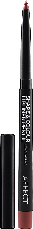 Автоматичний олівець для губ - Affect Cosmetics Shape & Colour Lip Pencil — фото N1
