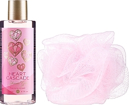 Набор - Accentra Heart Cascade Magnolia Dream Gift Set (sh/gel/200ml + washcloth/1pcs) — фото N2