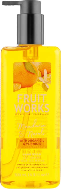 Мило для рук "Мандарин і неролі" - Grace Cole Fruit Works Hand Wash Mandarin & Neroli — фото N1