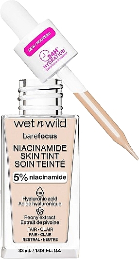 Тональная основа для лица - Wet N Wild Bare Focus Niacinamide Skin Tint — фото N2