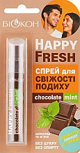 Спрей для свежести дыхания "Шоколад и мята" - Биокон — фото N1