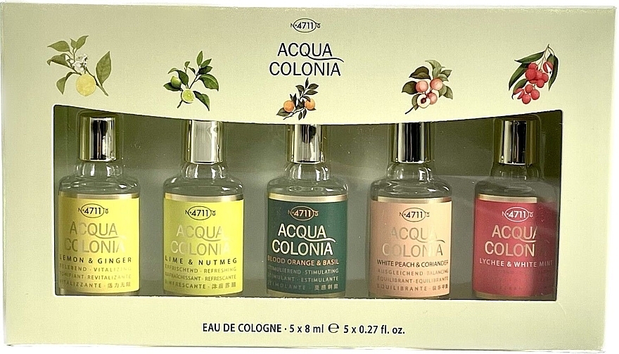 Maurer & Wirtz 4711 Acqua Colonia Mini Set - Набір (edc/5x8ml) — фото N3