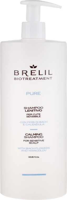 Шампунь відновлювальний для чутливої шкіри голови - Brelil Bio Traitement Pure Calming Shampoo — фото N3